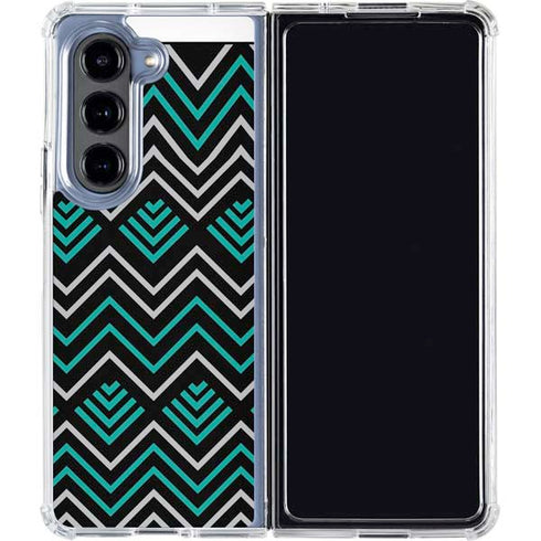 Techno Chevron Galaxy Z Fold5 5G Clear Case